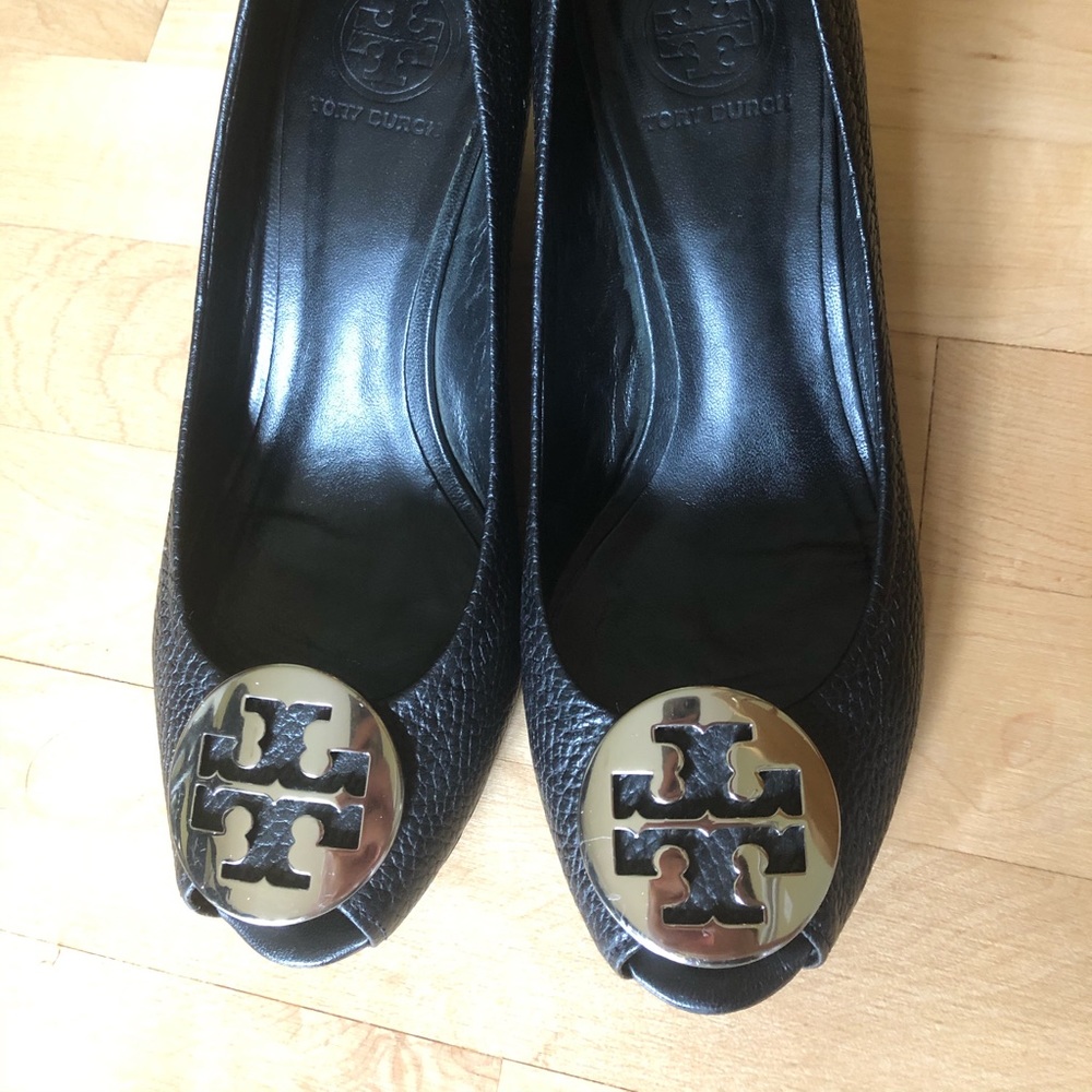 Tory Burch Sally 2 peep toe wedge pump